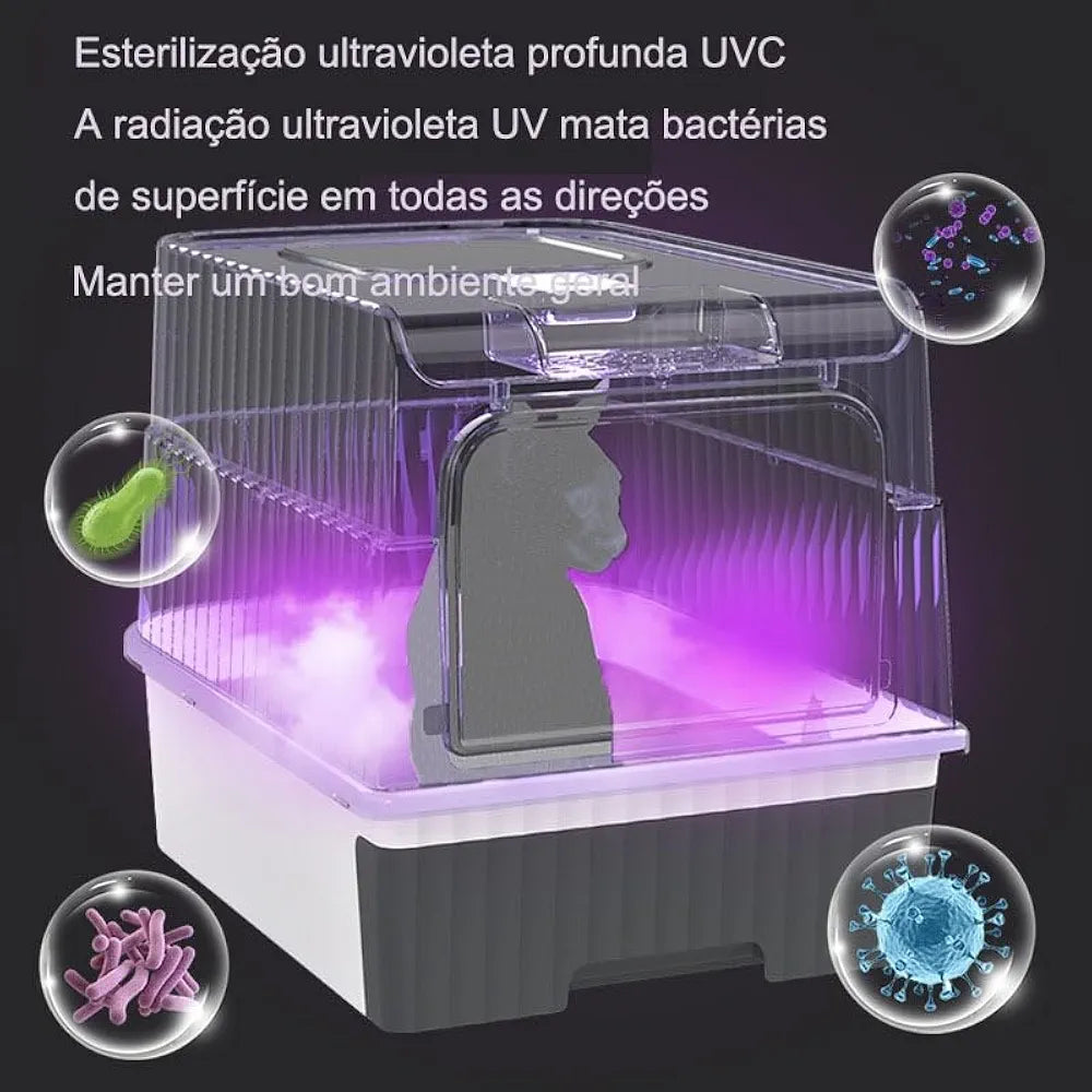 SmartClean Cat – Caixa de Areia Inteligente Premium