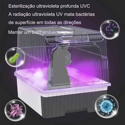 SmartClean Cat – Caixa de Areia Inteligente Premium