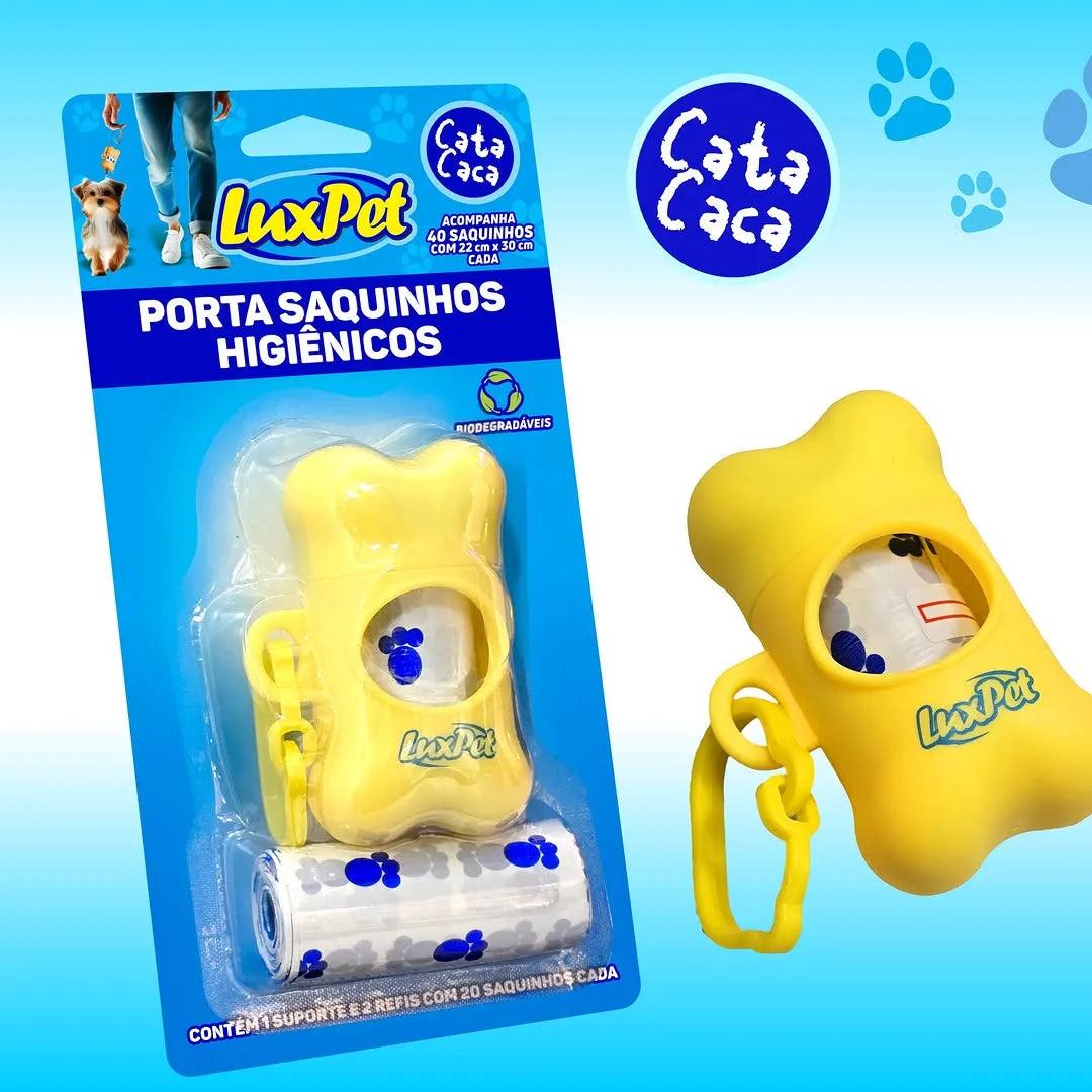 PooBag Pocket™ – Porta Saquinhos Higiênicos para Passeio Pet