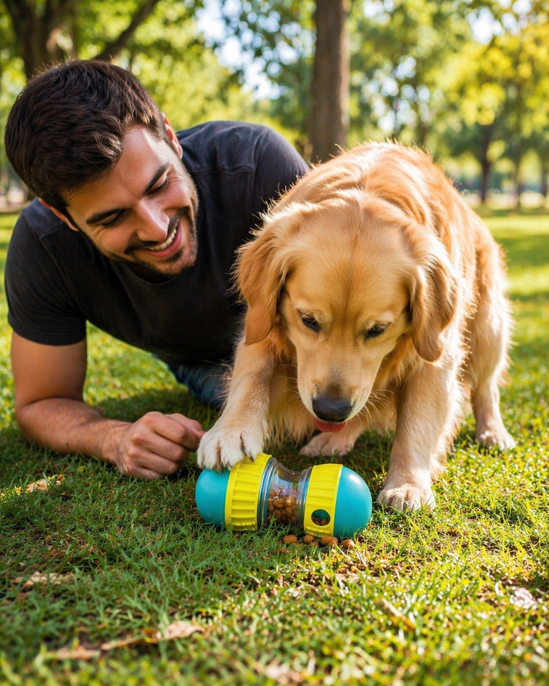 PetMind™ – Brinquedo Dispensador de Petiscos para Cães