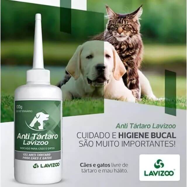 Anti Tártaro Lavizoo™ – Sorriso Saudável e Hálito Fresco para Seu Pet