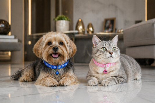 Coleira Patinhas Charmosas com Guizo 🔔