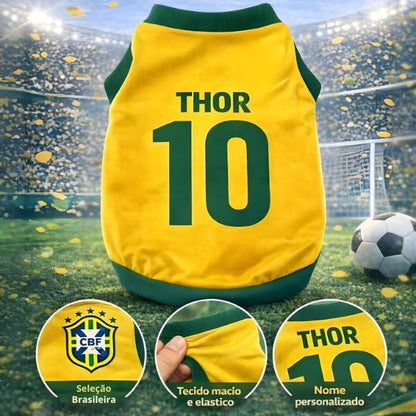 Roupinha personalizada Copa do Mundo