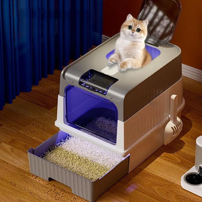 SmartClean Cat – Caixa de Areia Inteligente Premium