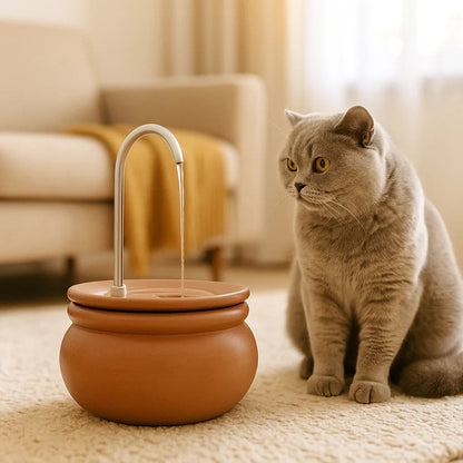Fonte AquaZen™ Premium 2L – Água Fresca e Saúde para Seu Pet
